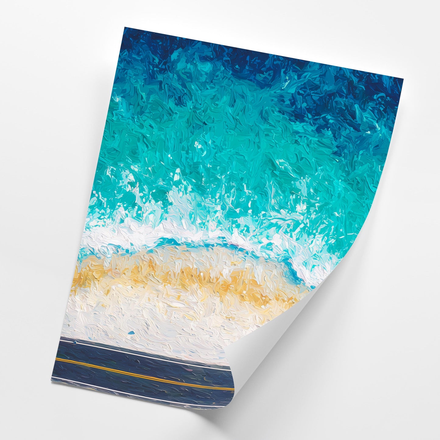 Coastal Highway Escape · Aerial Beach Road Ocean Art · Set of 3 Coastal Wall Prints for Modern Seaside or Holiday Home Decor
