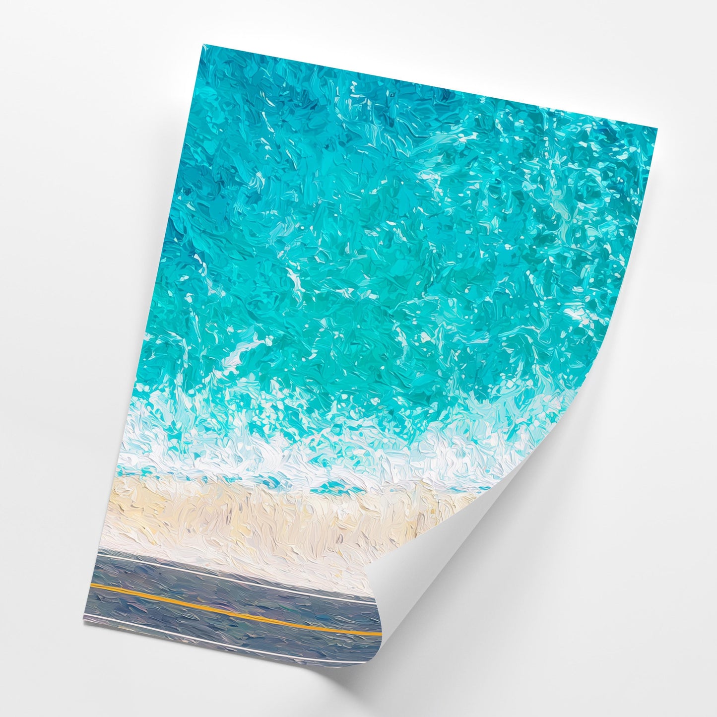 Coastal Highway Escape · Aerial Beach Road Ocean Art · Set of 3 Coastal Wall Prints for Modern Seaside or Holiday Home Decor