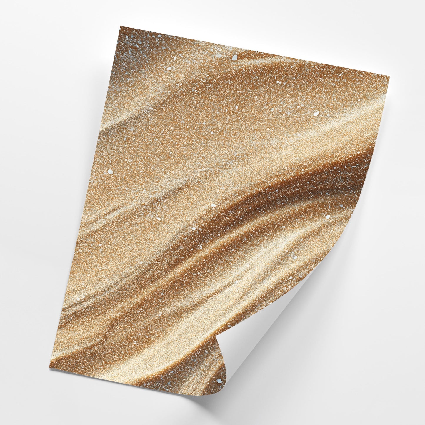 Gold Sand Triptych Wall Art Set of 3 | Neutral Wave Texture Prints | Luxury Minimal Wall Decor | Modern Coastal 3 Panel Art