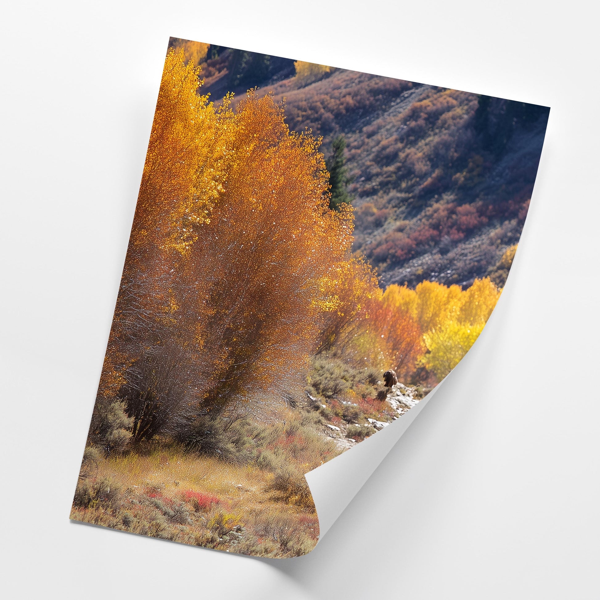 Western Cowboy Wall Art Set of 3 Poster Prints A2 A3 A4 A5, Horse Riders Autumn Landscape Ranch Decor Rustic Art