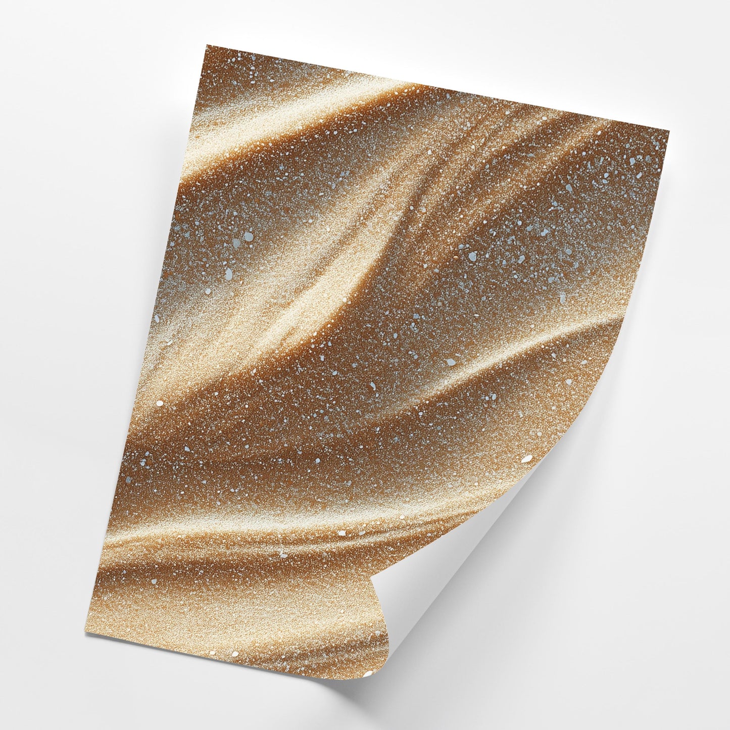 Gold Sand Triptych Wall Art Set of 3 | Neutral Wave Texture Prints | Luxury Minimal Wall Decor | Modern Coastal 3 Panel Art