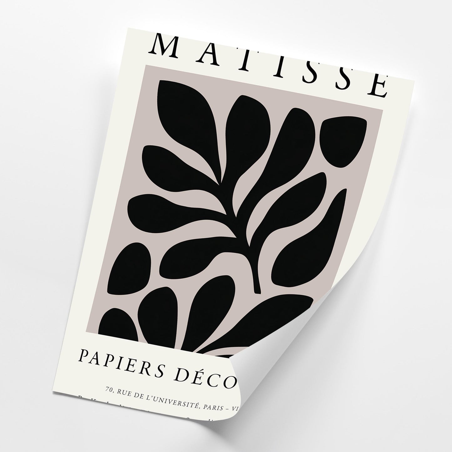 Matisse Inspired Wall Art Set of 3, Abstract Botanical Prints, Modern Minimal Gallery Poster Artwork, Living Room Home Decor