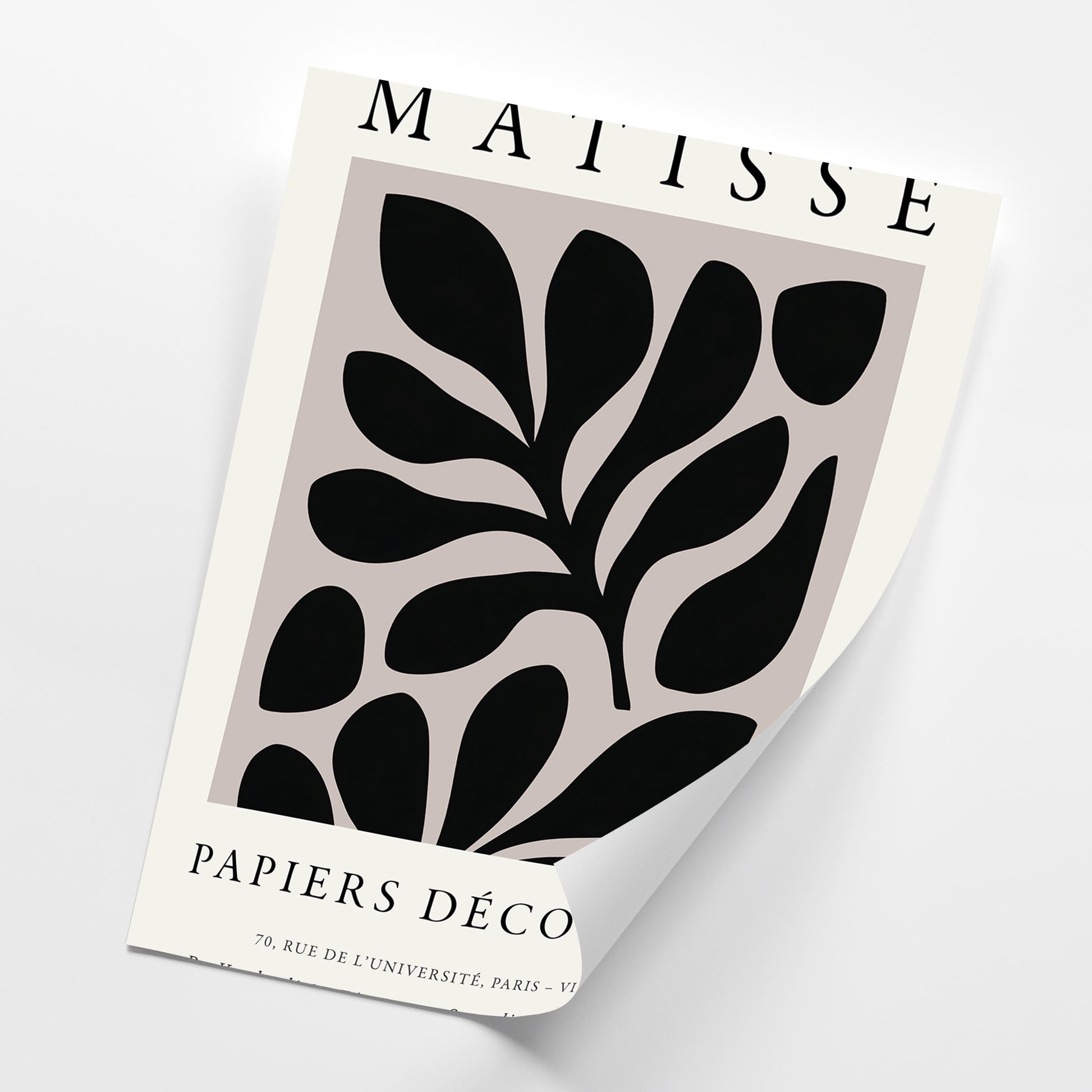 Matisse Inspired Wall Art Set of 3, Abstract Botanical Prints, Modern Minimal Gallery Poster Artwork, Living Room Home Decor