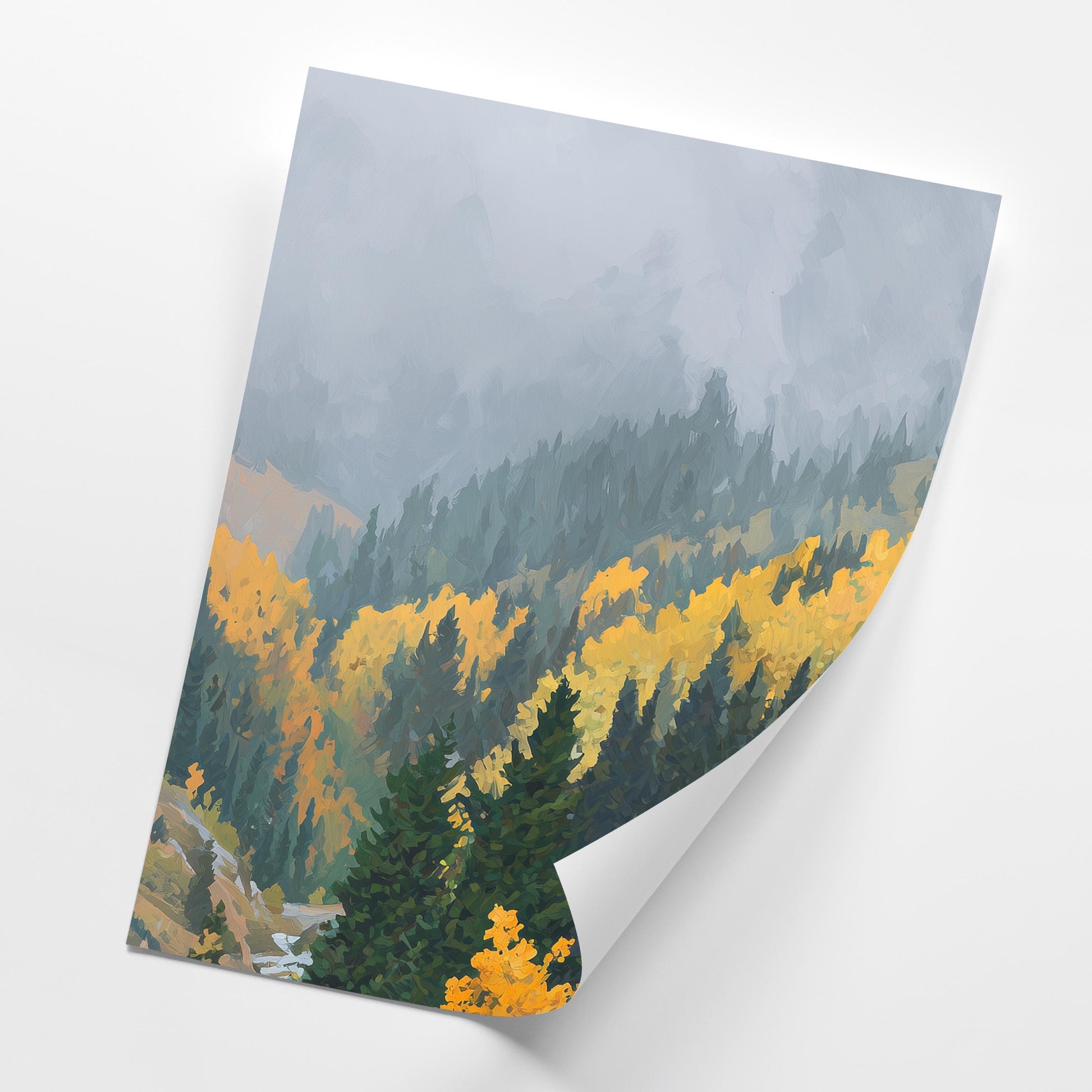 Cowboy Western Wall Art Set of 3 Poster Prints A2 A3 A4 A5, Horse Riders Mountain Landscape Rustic Ranch Decor